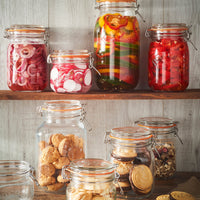 KILNER | Einkochglas, CLIP SQUARE, klar
