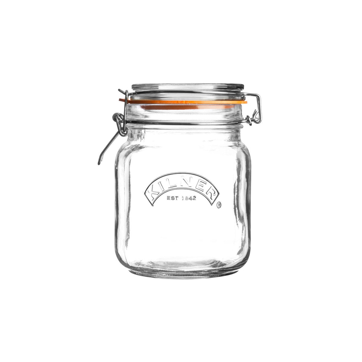 KILNER | Einkochglas, CLIP SQUARE, klar
