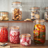KILNER | Einkochglas, CLIP SQUARE, klar