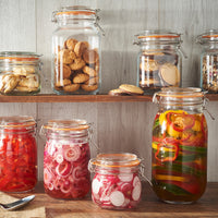 KILNER | Einkochglas, CLIP SQUARE, klar