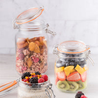 KILNER | Einkochglas, CLIP SQUARE, klar