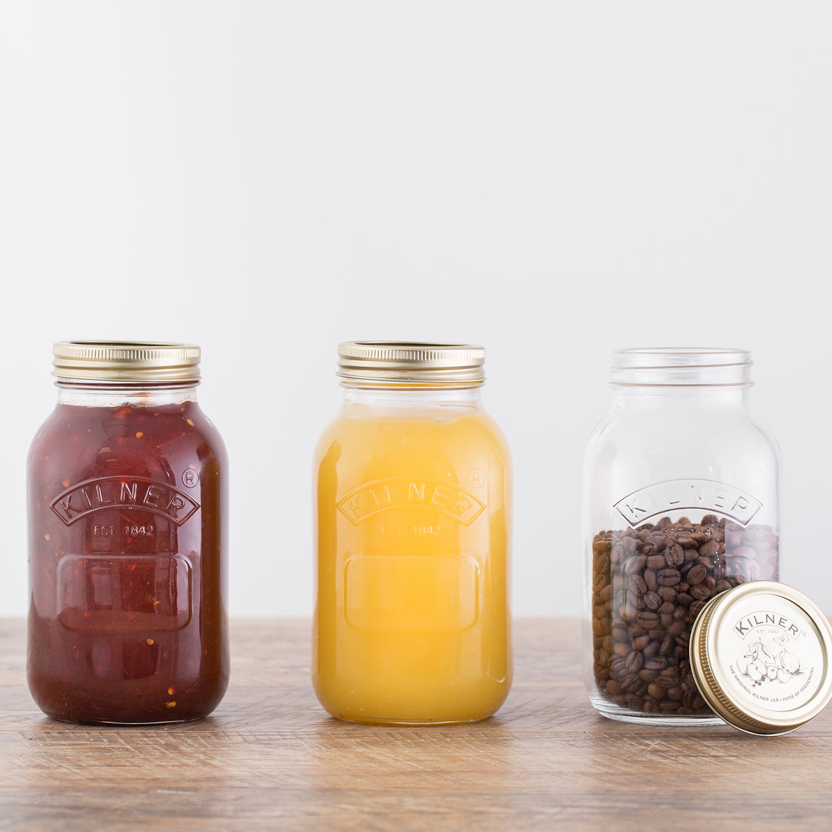 KILNER | Einkochglas, SCREW, klar, 1 L