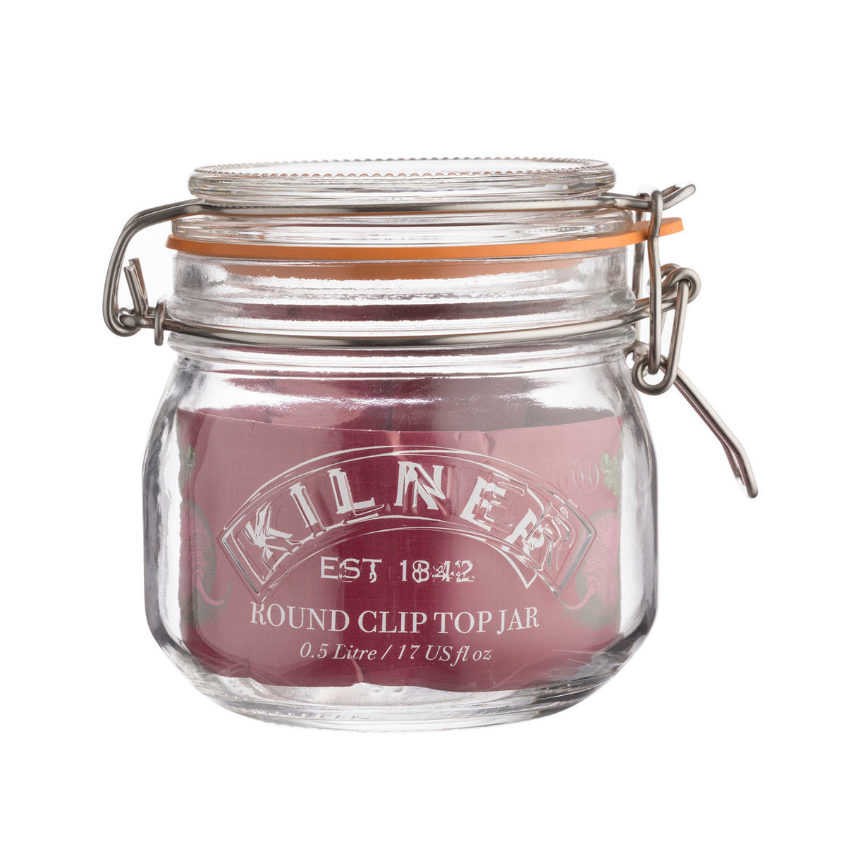 KILNER | Einkochglas, CLIP SQUARE, klar