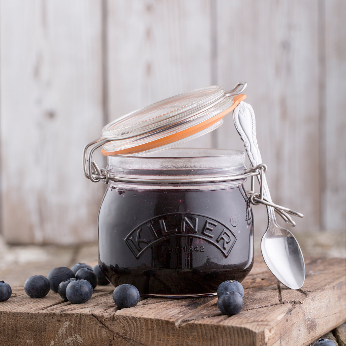 KILNER | Einkochglas, CLIP SQUARE, klar