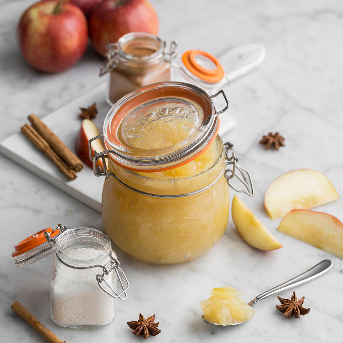 KILNER | Einkochglas, CLIP SQUARE, klar