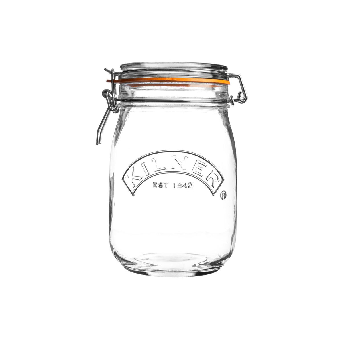 KILNER | Einkochglas, CLIP SQUARE, klar