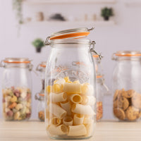 KILNER | Einkochglas, CLIP SQUARE, klar