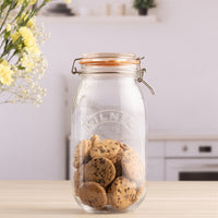 KILNER | Einkochglas, CLIP SQUARE, klar