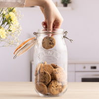 KILNER | Einkochglas, CLIP SQUARE, klar