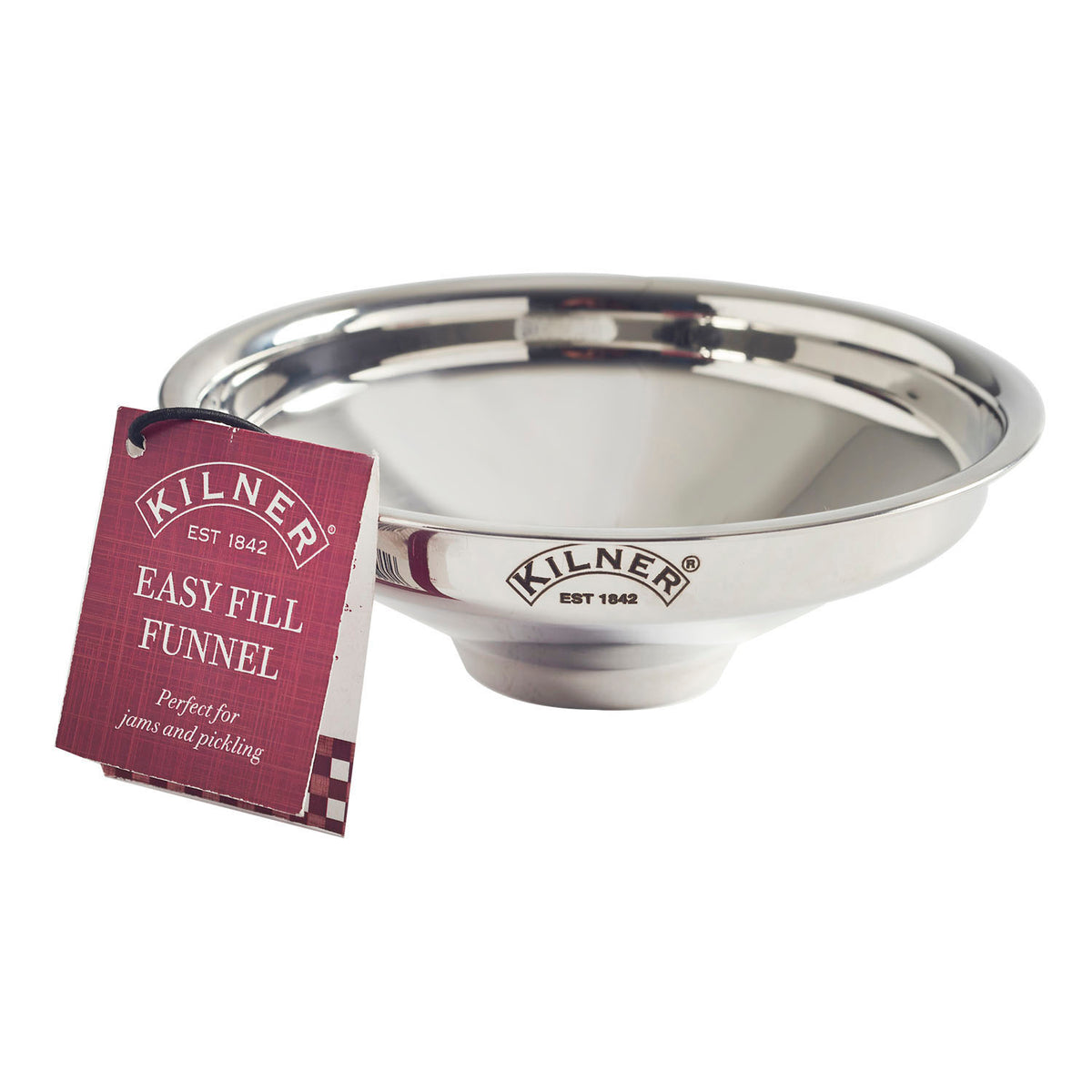 KILNER | Trichter, EASY FILL, Edelstahl, 14,5 cm