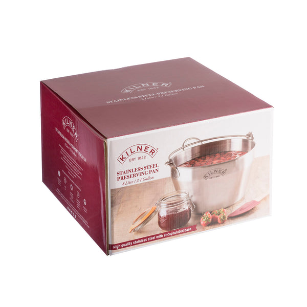 KILNER | Einkochtopf, edelstahl, 8 L
