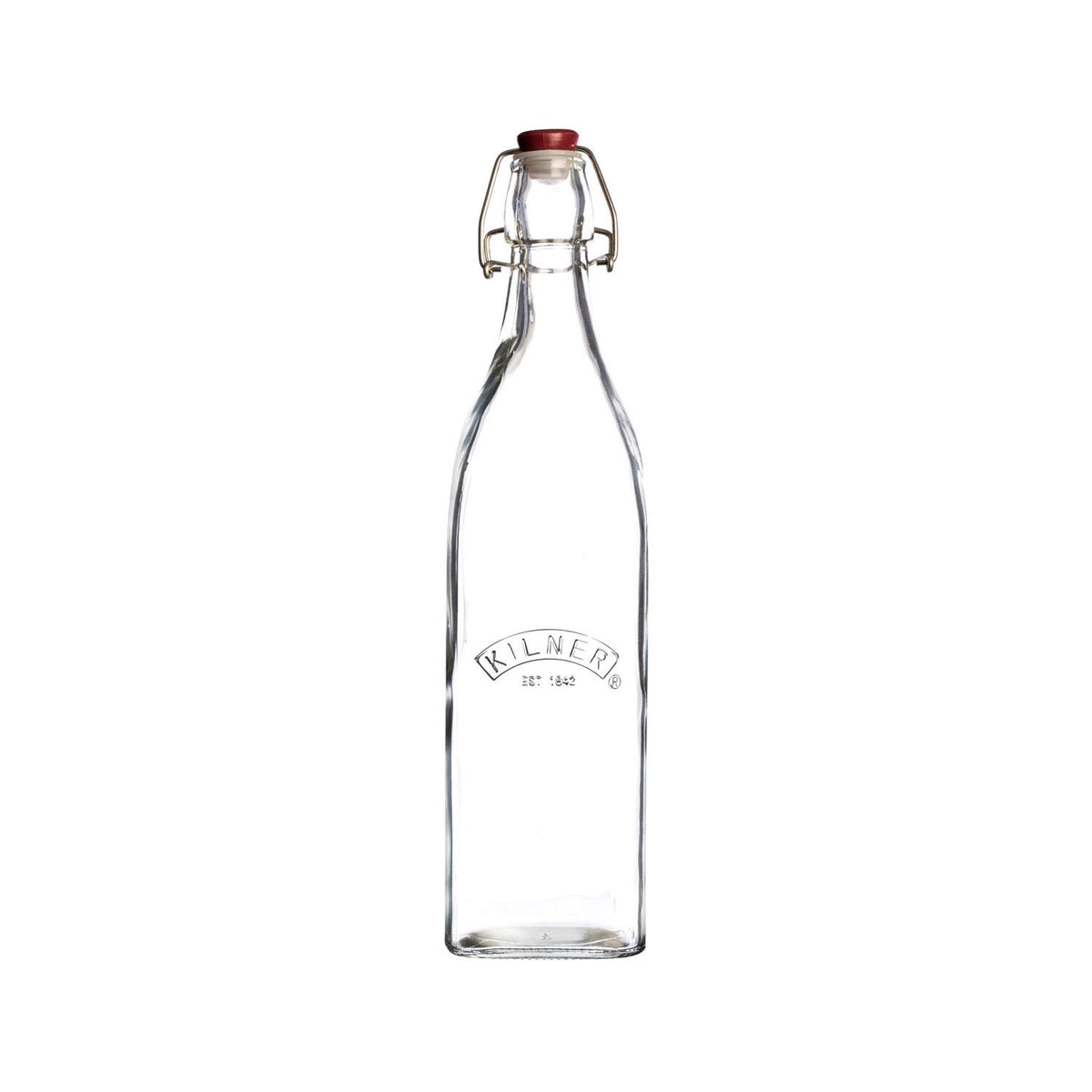 KILNER | Einkochflasche, CLIP SQUARE, klar