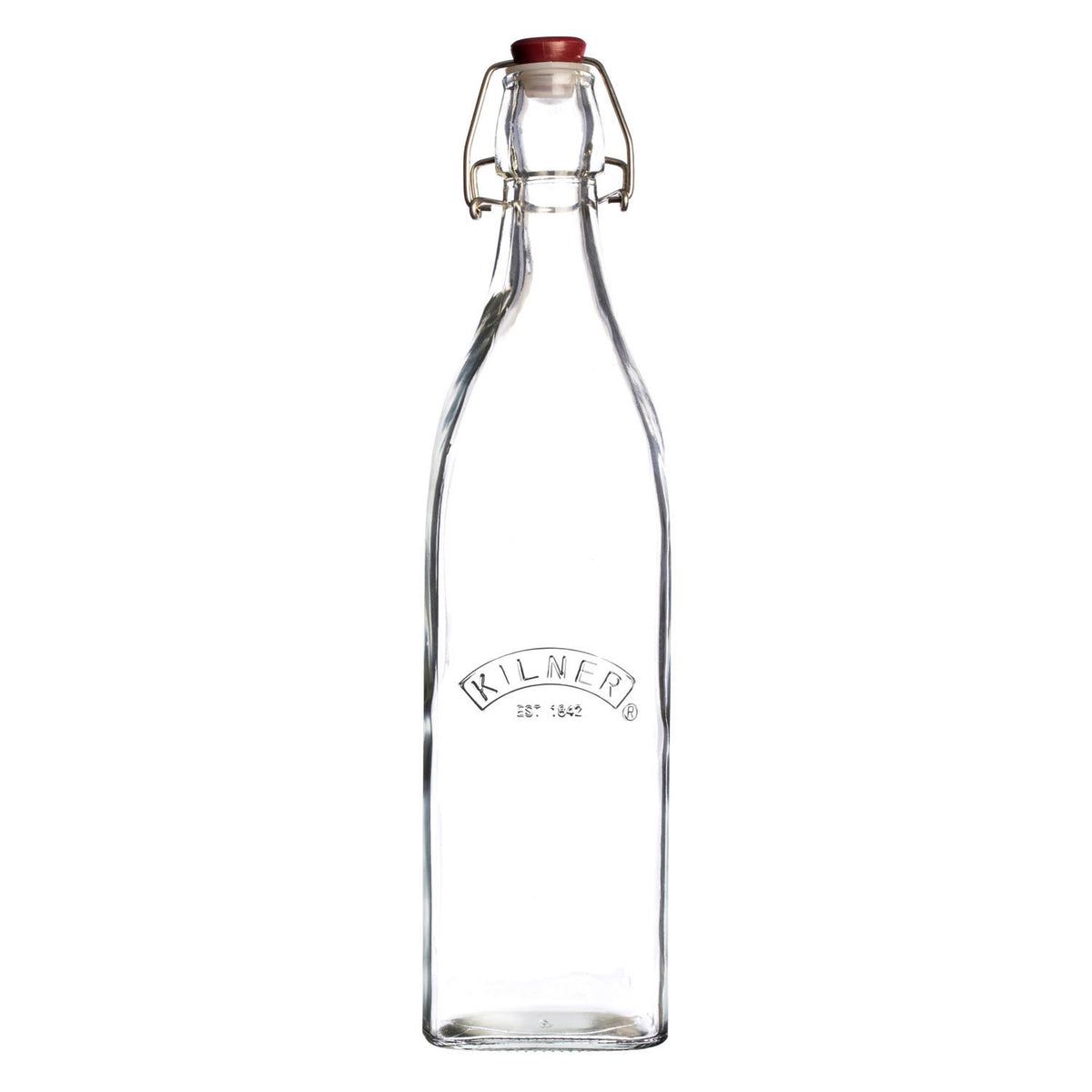 KILNER | Einkochflasche, CLIP SQUARE, klar