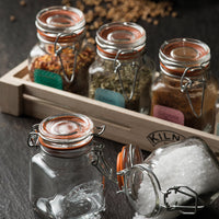 KILNER | Einkochglas, CLIP SQUARE, klar