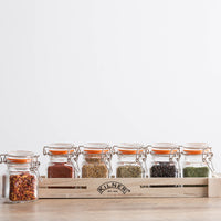 KILNER | Einkochglas, CLIP SQUARE, klar