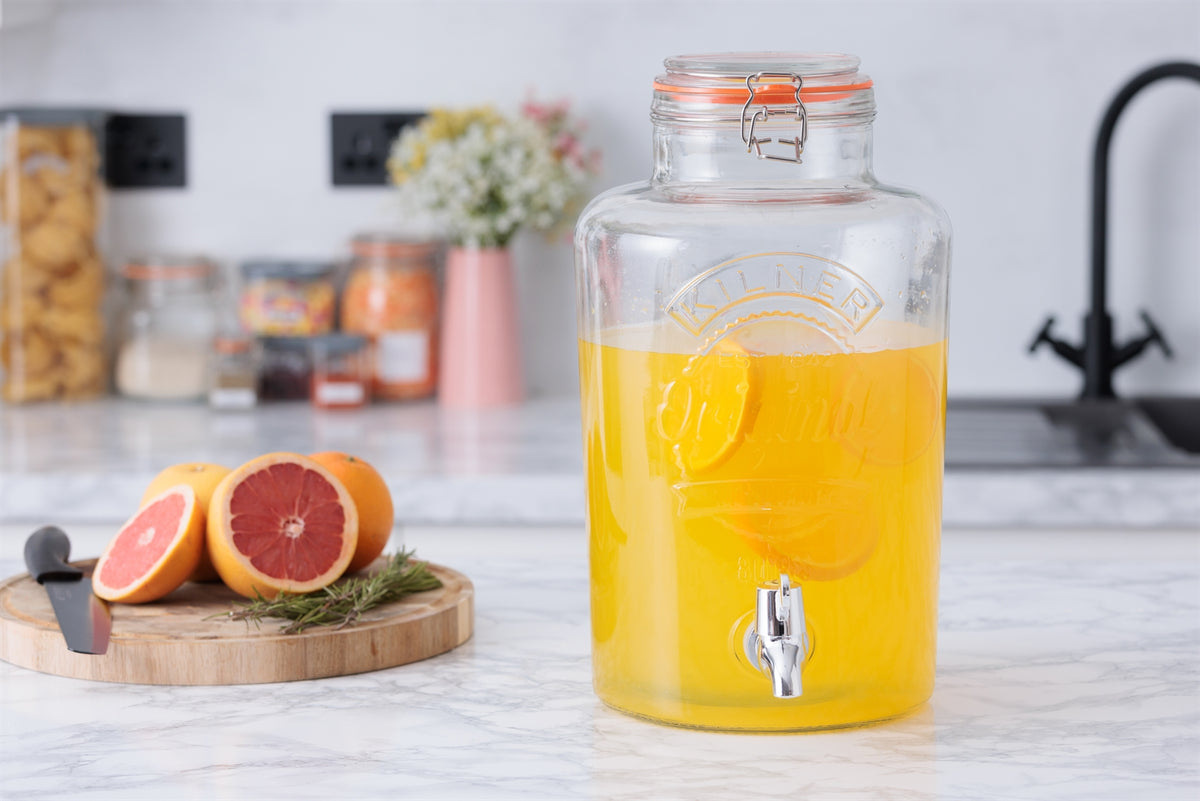 KILNER | Getränkespender, ROUND, klar, 8 L