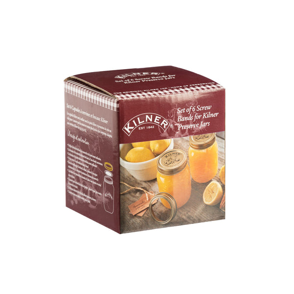 KILNER | Einkochverschluss, metall, 6er-Set