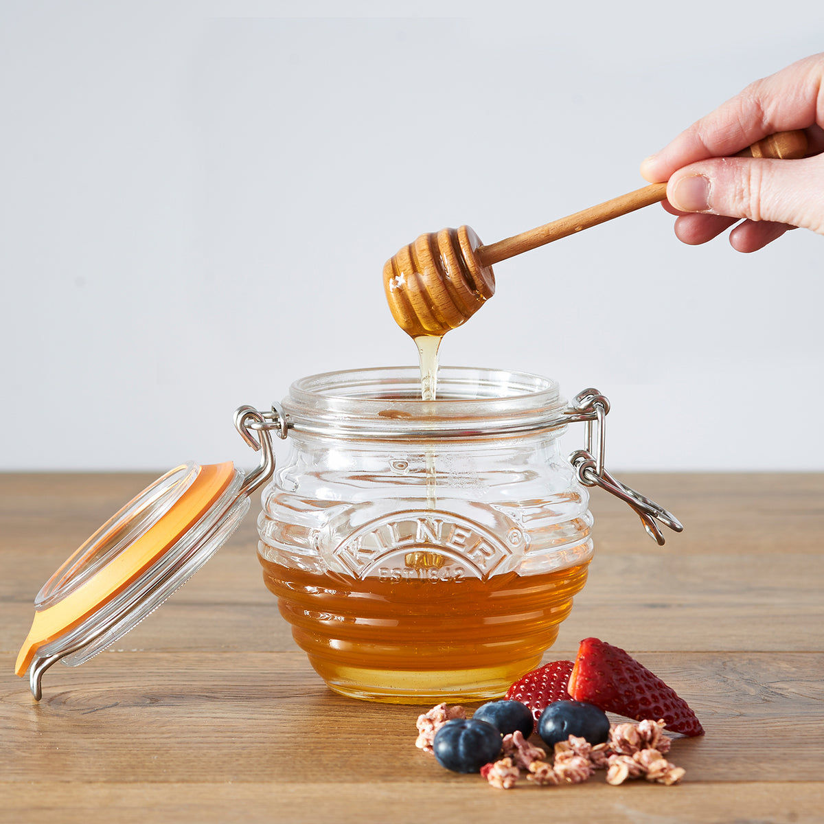 KILNER | Honigtopf, HONEY, klar, 400 ml