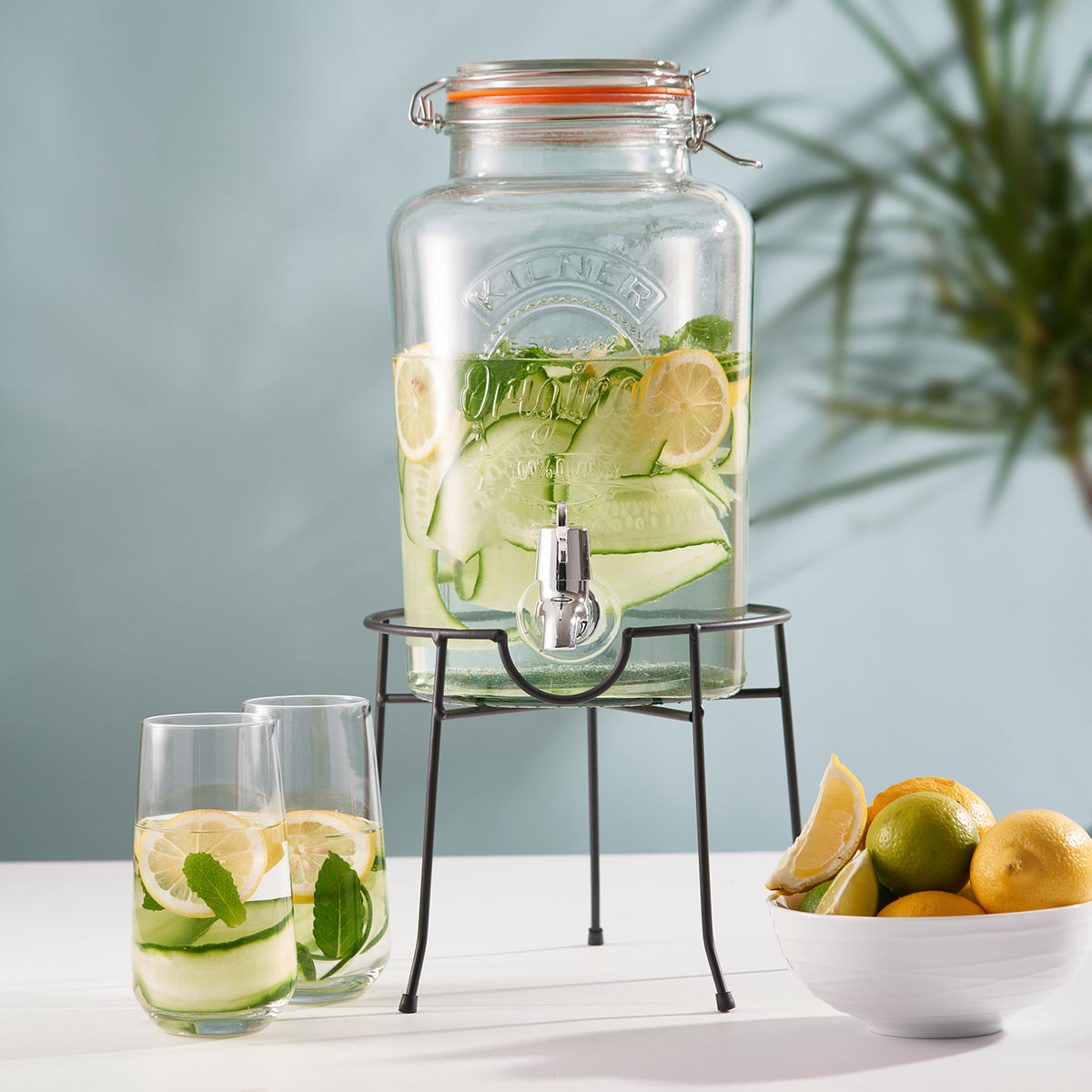 KILNER | Getränkespender, ROUND, klar, 5 L