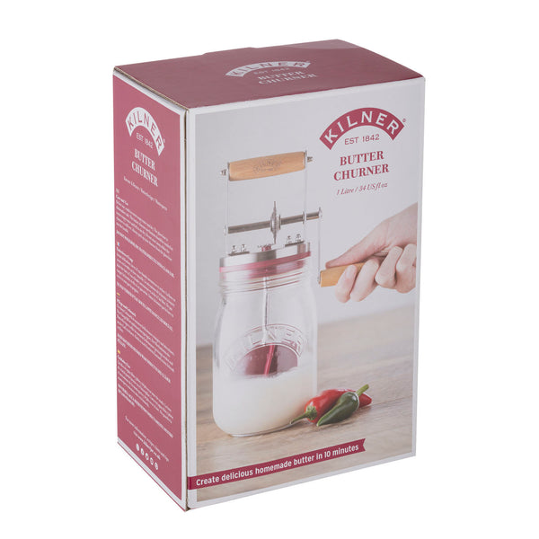KILNER | Butterfass, BUTTER, klar, 1000 ML