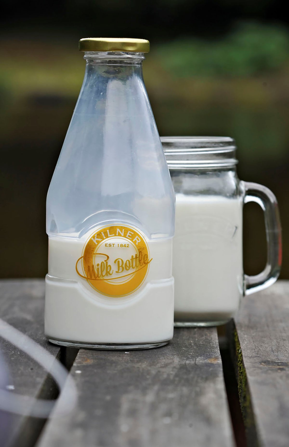 KILNER | Glasflasche, MILK