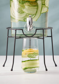 KILNER | Ständer für Getränkespender, ROUND, schwarz