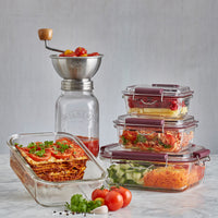 KILNER | Frischhaltedose aus Glas, klar, 1400 ml