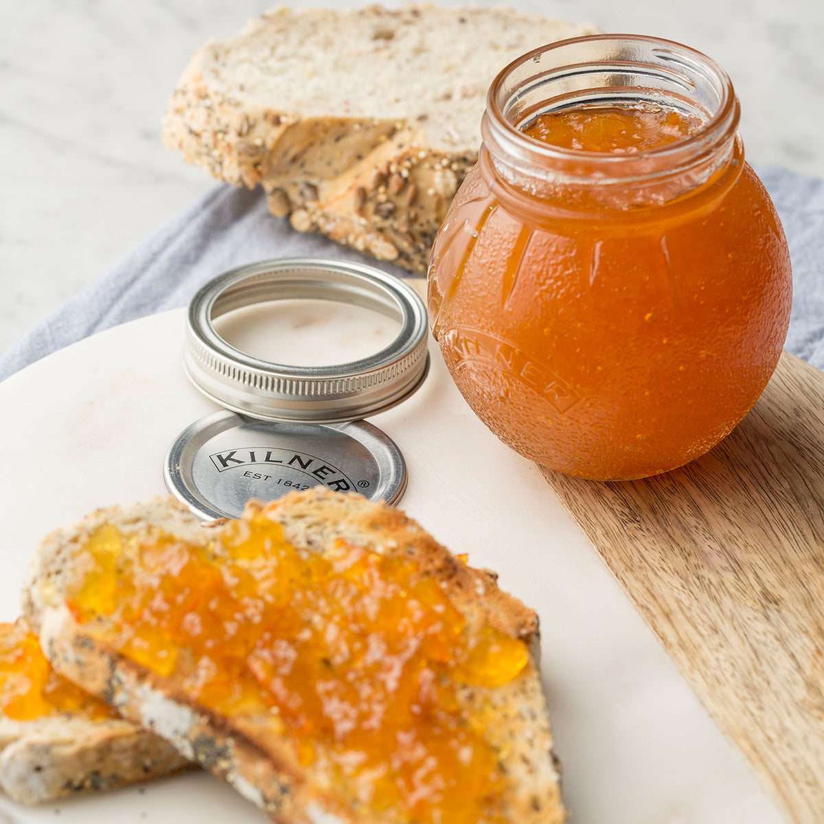 KILNER | Marmeladenglas, ORANGE, 400 ml