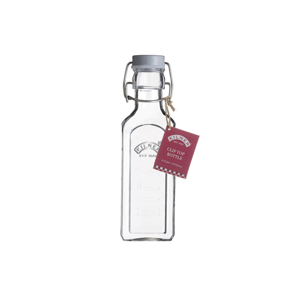 KILNER | Einkochflasche, CLIP SQUARE, klar