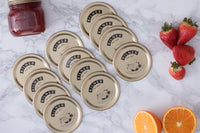KILNER | Vakuumdichtung für Weithalsglas, weiß, 12er Set