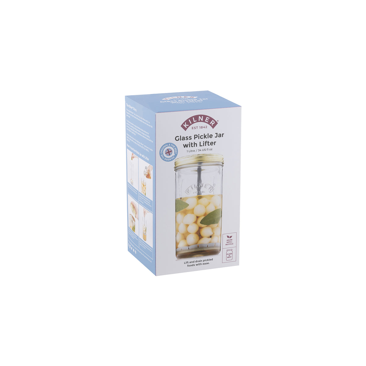 KILNER | Einkochglas, WEITHALS, klar