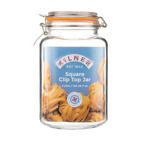KILNER | Einkochglas, CLIP SQUARE, klar