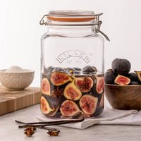 KILNER | Einkochglas, CLIP SQUARE, klar