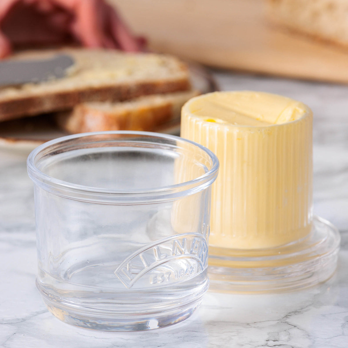 KILNER | Butterfässchen aus Glas, 200 ml