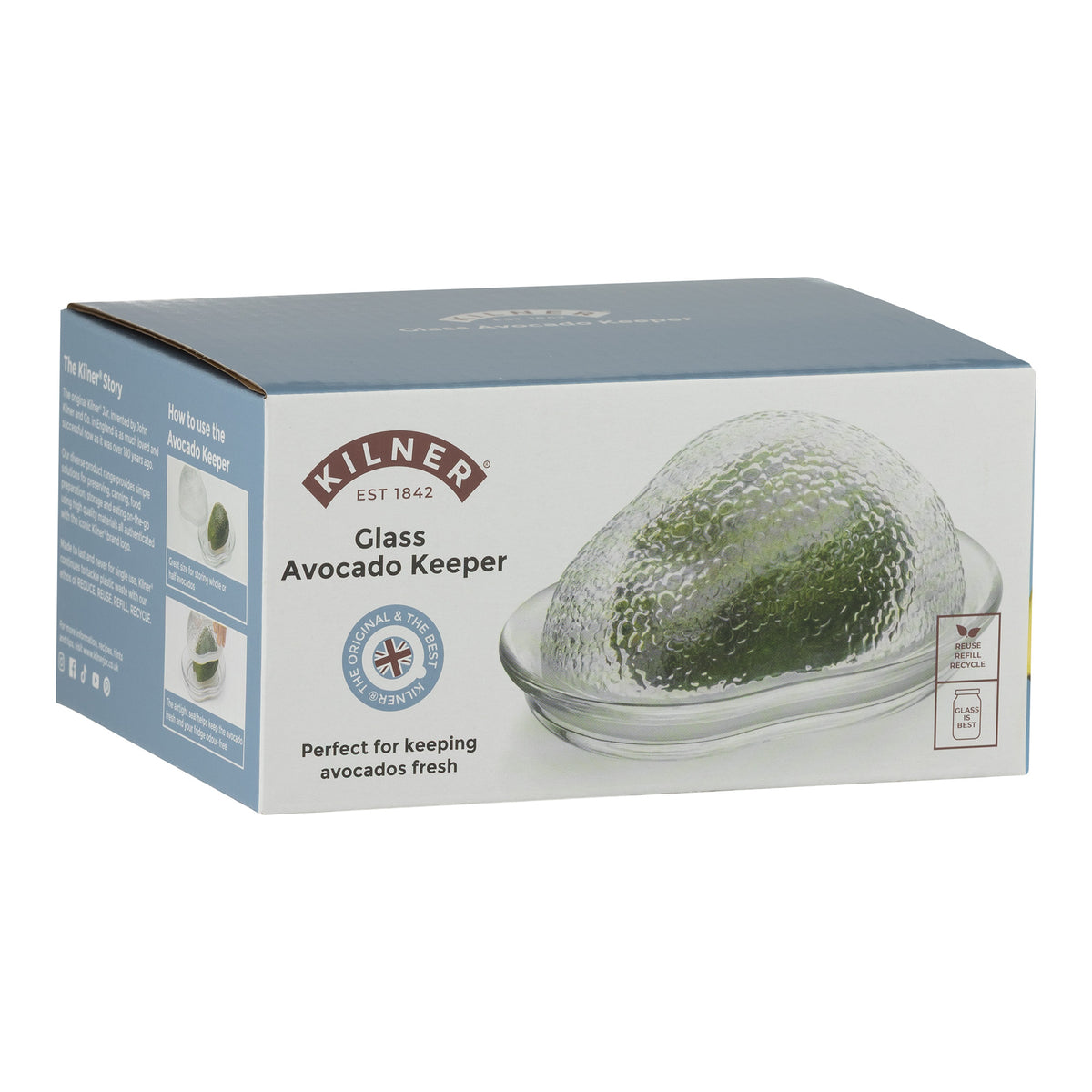 KILNER | Frischhaltebehälter, AVOCADO Keeper, klar