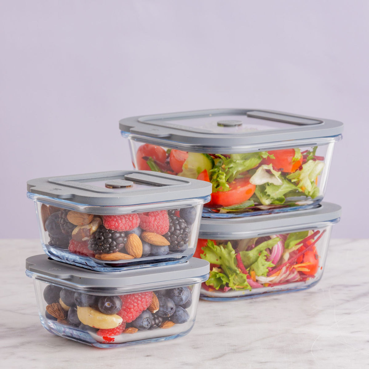 Frischehaltedosen aus Glas