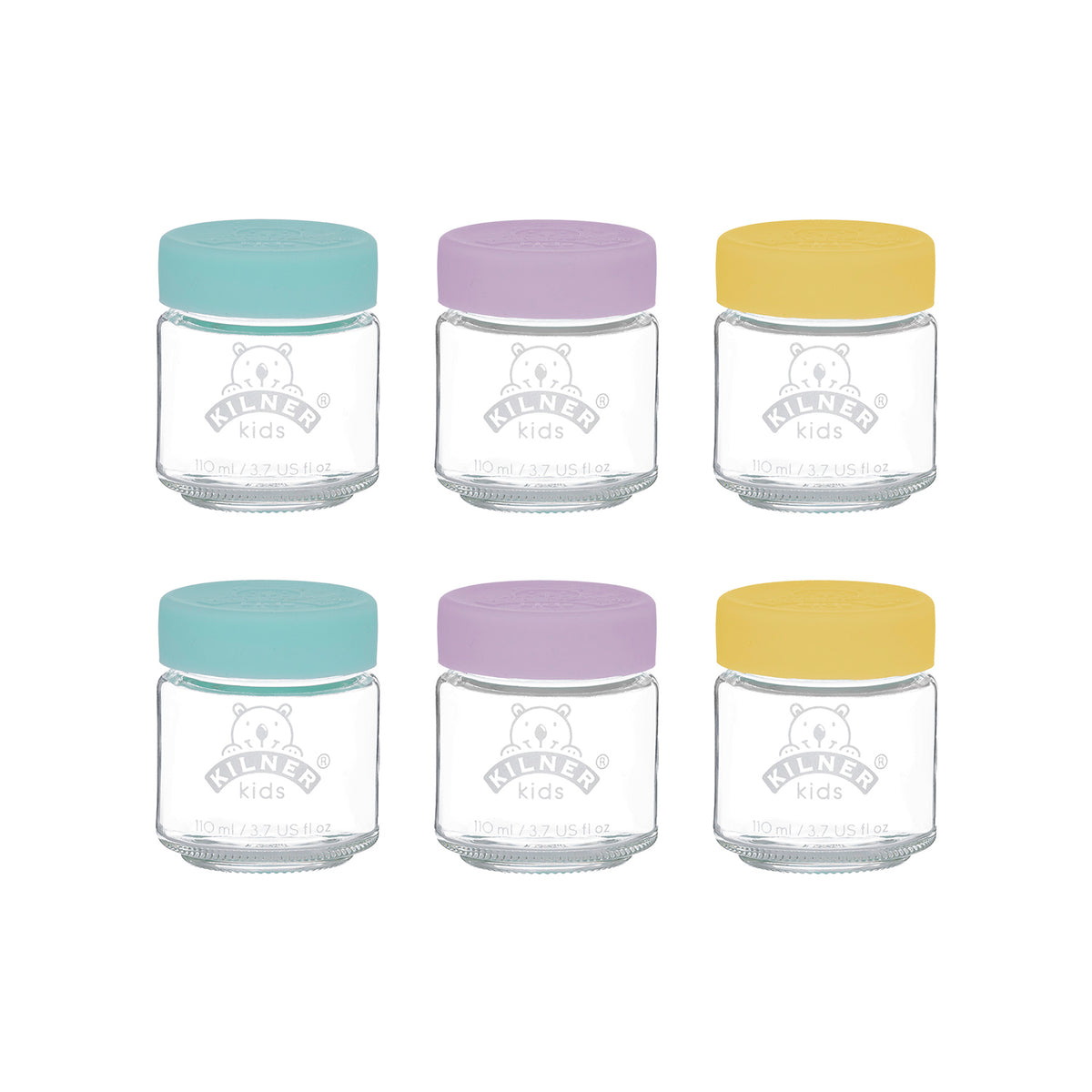 Babygläser Set 110 ml, 6 Stück Kilner