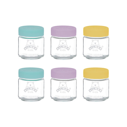 Babygläser Set 110 ml, 6 Stück Kilner