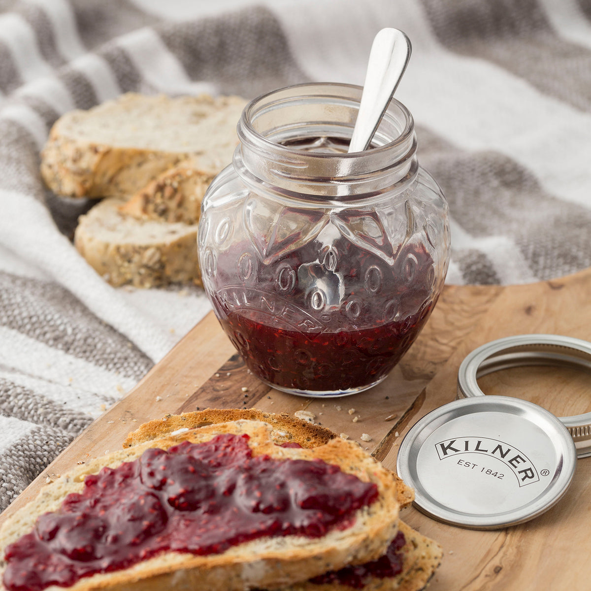 Marmeladenglas Erdbeere 400 ml Kilner