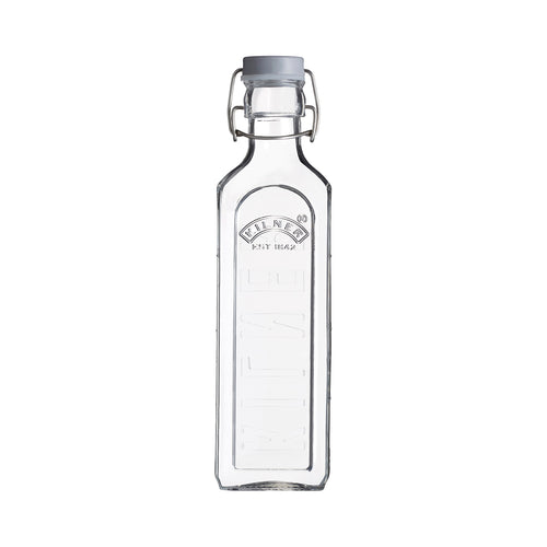 Bügelflasche 600 ml, modern quadratisch Kilner