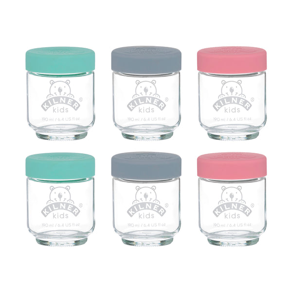 Babygläser Set 190 ml, 6 Stück Kilner