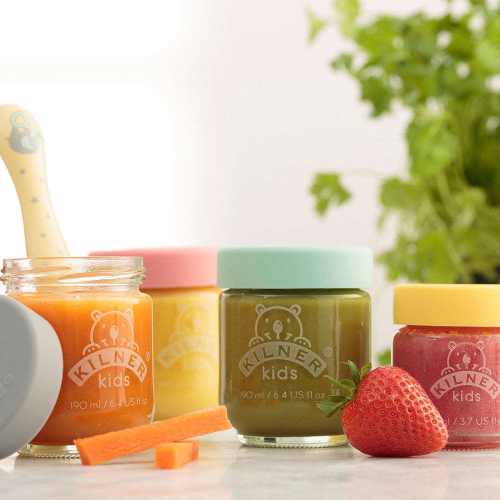 babynahrung aufbewahrung glas Babygläser Set 190 ml, 6 Stück